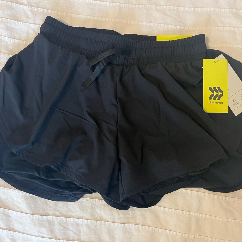 All in Motion Girl's Black Shorts